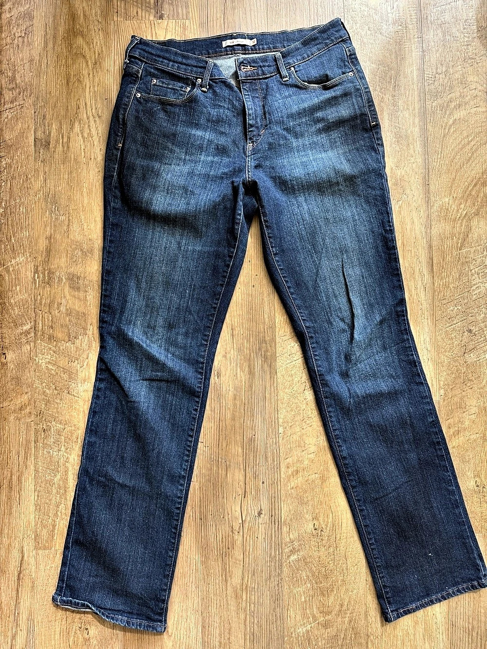 Levi's 505 Straight Leg Jeans Blue Waist 12